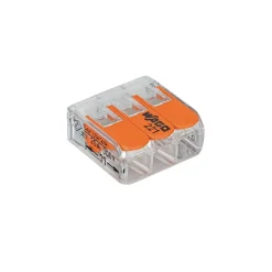50 stk. Wago transparente samlemuffer 3 x 0,14-4mm2
