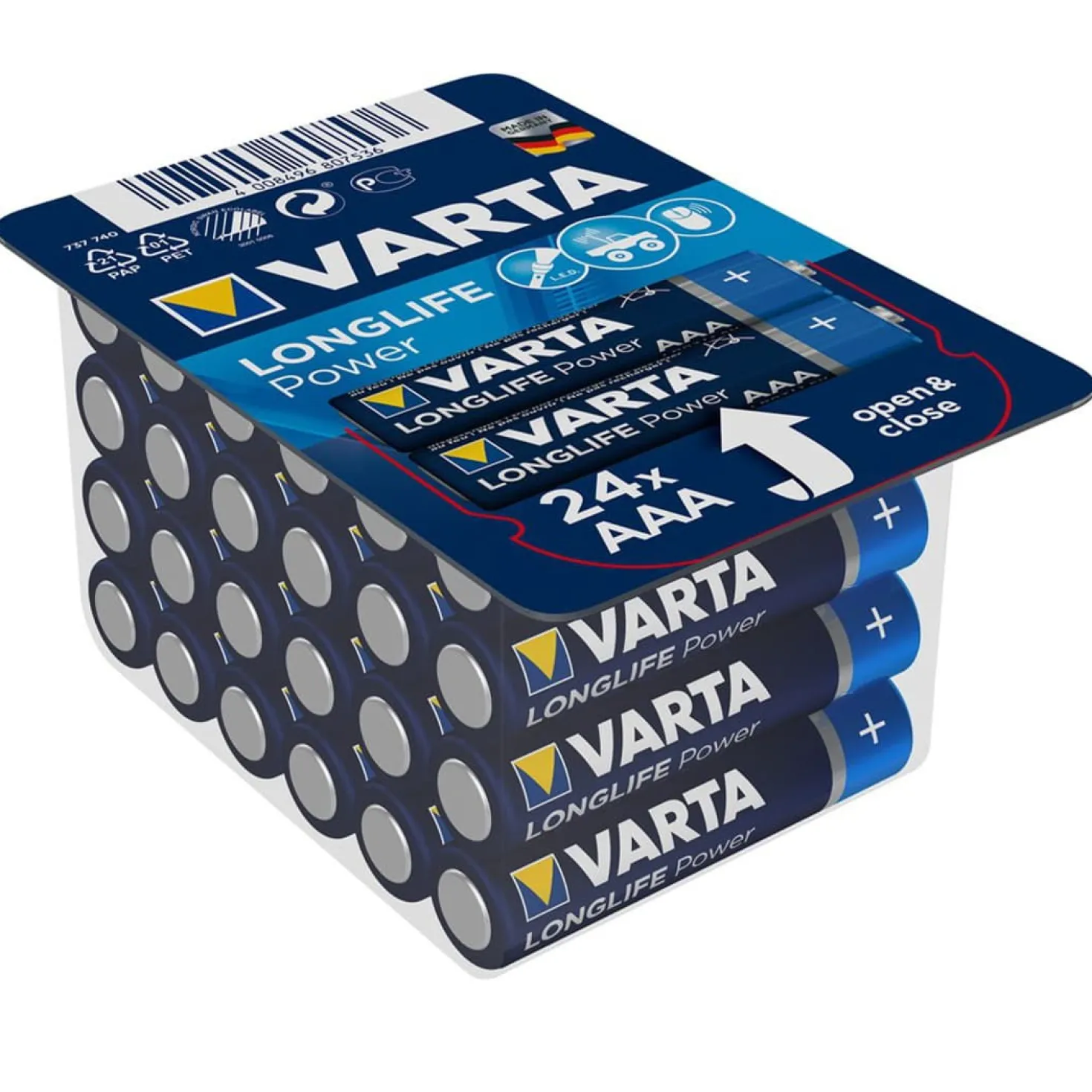 AAA Batterier | Varta Longlife Power | 24 stk (40883)