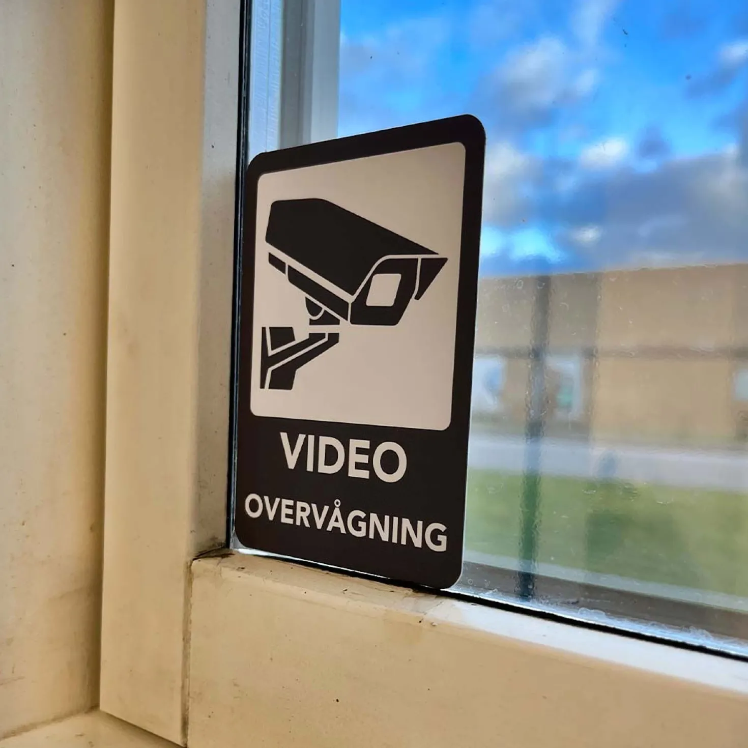 Alarm Klistermærker | 5 stk. | Dobbeltsidet Klister | Overvågning