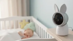 Babyalarm med kamera | 2K 3MP | Inkl. Trådløs Skærm | AI-funktioner