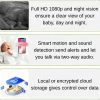 Babyalarm med kamera | 1080p 2MP | Inkl. Trådløs Skærm | AI-funktioner