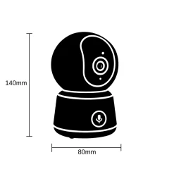 Babyalarm med kamera | 1080p 2MP | Inkl. Trådløs Skærm | AI-funktioner