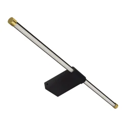 Badeværelsesbelysning | Spejllampe sort | 60 cm | 1010 lm | IP44 | 4100K