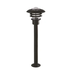 Bedlampe | Havelampe | Sort | Pullert | BJÖRK | 100CM | E27 | IP44