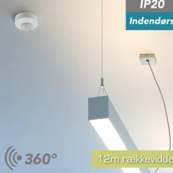 Bevægelsessensor 12m | 360° | Hvid | Indendørs