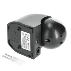Bevægelsessensor 12m | Udendørs PIR sensor | Sort