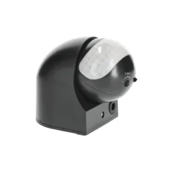 Bevægelsessensor 12m | Udendørs PIR sensor | Sort