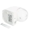 Bevægelsessensor 12m | Udendørs PIR sensor | Hvid