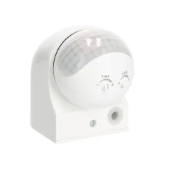 Bevægelsessensor 12m | Udendørs PIR sensor | Hvid