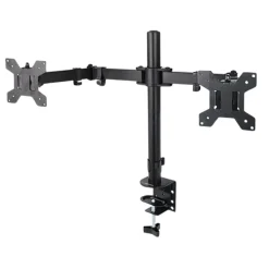 Bordbeslag til 2 skærme | 10"-27" | Sort