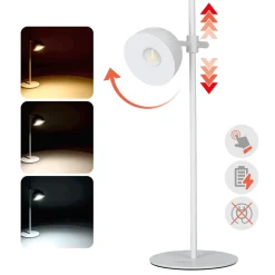 Bordlampe med batteri | Hvid | 4i1 | CCT | 150lm | Dæmpbar | 1200mAh
