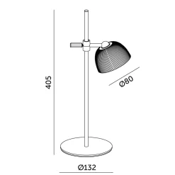 Bordlampe med batteri | Hvid | 4i1 | CCT | 150lm | Dæmpbar | 1200mAh