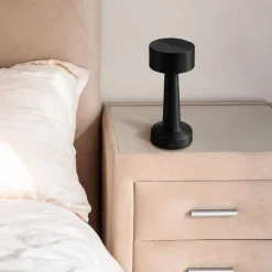 Bordlampe med Batteri | 2700K-6500K | USB-C | Sanico Goldlux SIMPLY | Sort