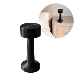 Bordlampe med Batteri | 2700K-6500K | USB-C | Sanico Goldlux SIMPLY | Sort
