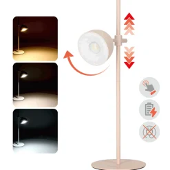 Bordlampe med batteri | Lyserød | 4i1 | CCT | 150lm | Dæmpbar | 1200mAh