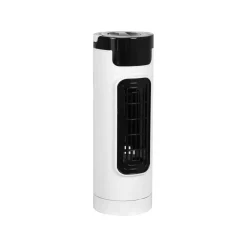 Bordventilator | Tårn | 30W | Ø124 mm | 3 hastigheder | Hvid/Sort