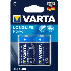 C Batteri | LR14 | Varta | 2 stk (46824)