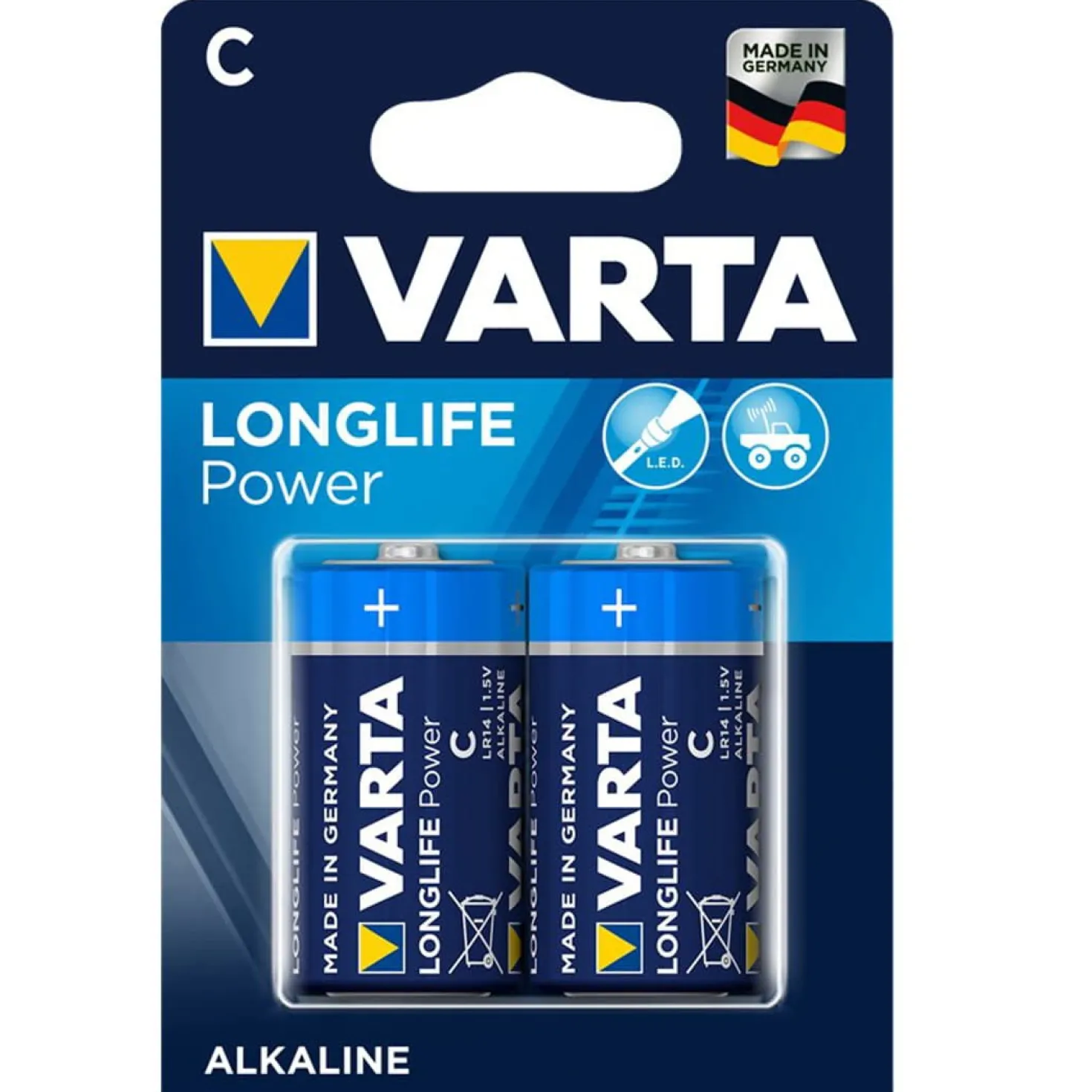C Batteri | LR14 | Varta | 2 stk (46824)