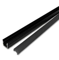 120cm Aluprofil til Akustikpanel | 10x10mm | Inkl. diffusere og beslag