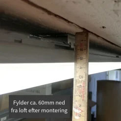 120cm Fladt LED Armatur | Gennemfortrådet | 4000K | 36W | 4320lm | IP65
