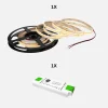 COB LED Strip Sæt | 6m | 3000K | 9W/m | 8mm | Inkl. Driver