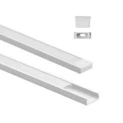 COB LED Strip Sæt | 6m | 3000K | 9W/m | 8mm | Inkl. Driver og Profil