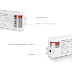 COB LED Strip Sæt | 6m | 3000K | Zigbee | 9W/m | 8mm | Inkl. Controller, Fjernbetjening og Profil