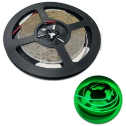 COB LED Strip 12V | 5m | 8mm | Grøn | 9W/m | IP20