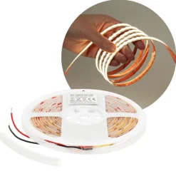 COB LED Strip 12V | 5m | 8mm | 3000K | 920lm/m | 10W/m | IP20