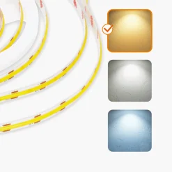 COB LED Strip 12V | 5m | 8mm | 3000K | 920lm/m | 10W/m | IP20