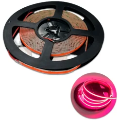 COB LED Strip 12V | 5m | 8mm | Pink | 9W/m | IP20
