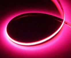 COB LED Strip 12V | 5m | 8mm | Pink | 9W/m | IP20