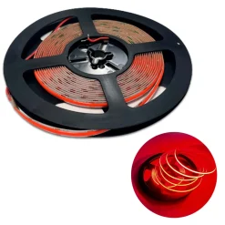 COB LED Strip 12V | 5m | 8mm | Rød | 9W/m | IP20