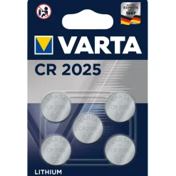 CR2025 | Knapcelle Batterier | Varta | 5 stk (49611)