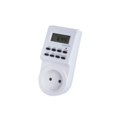Digital Timer til Tænd og Sluk | u/jord | 230V | 3680W | IP20 | Hvid