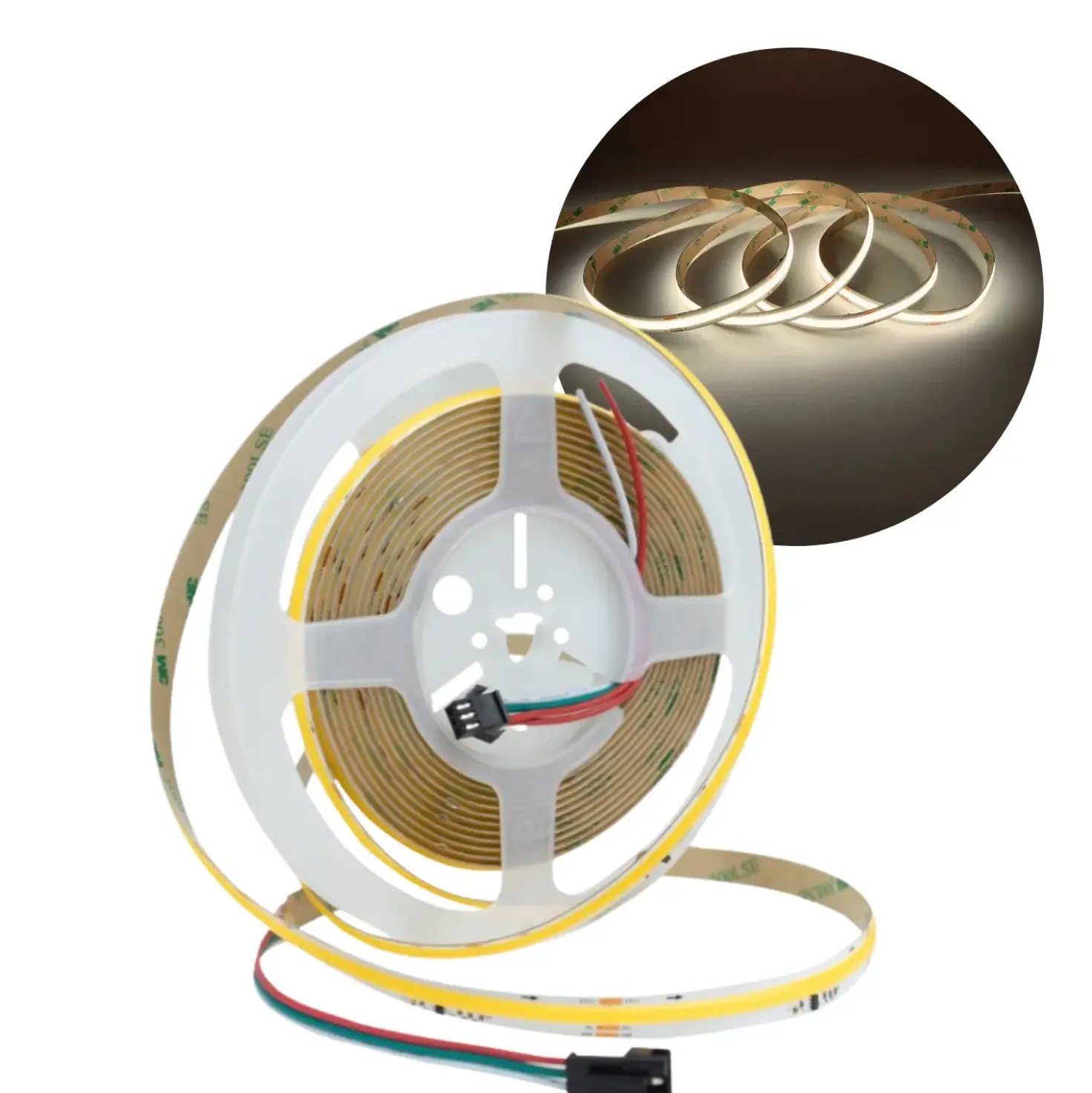Digital COB LED Strip 24V | 5m | 10mm | 4000K | 1170lm/m | 13W/m | IP20