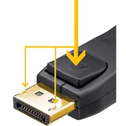 Displayport kabel | 2 meter | 40 Gbit/s | 8K 60hz | HDR (58534)