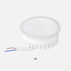 Dæmpbar LED Pære til Påbygningsspots | 3CCT | 400lm | 5W | Ra80 | IP20