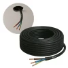 Downlight kabel 3g1,5 mm² | 25 meter | 90°C | Sort