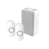 Dørklokke trådløs | 80 dB | Hvid/grå | IP20/44
