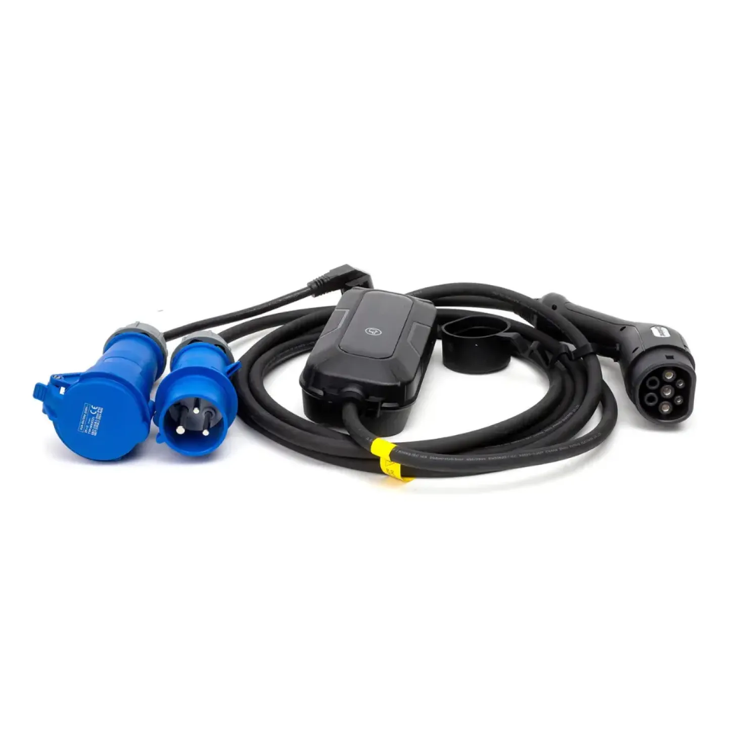Elbil Lader | 5m | 7,4 KW | Type 2 | inkl. Schucko adapter
