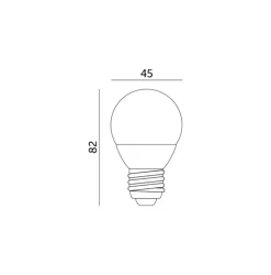 E27 LED Pære | 4000K | 420lm | 4.5W