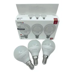 E14 LED pærer | 345lm | 3000K | 4W | Value Pack med 3 stk.