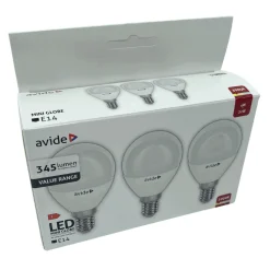 E14 LED pærer | 345lm | 3000K | 4W | Value Pack med 3 stk.
