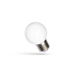 E27 LED | RGB Farvet lys | 260° | 230V | 1W
