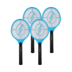 Elektrisk Fluesmækker | 4 stk. | Genopladelig | 3500V