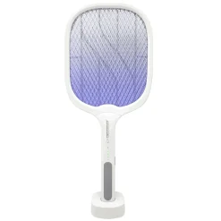 Elektrisk Fluesmækker | Genopladelig | 2i1 | UV Insektlampe | 3000V