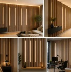 ENVILAR LED til Akustikpanel | 2x120cm | Komplet Pakke | Driver + Fjernbetjening | AKUSTIK LUX