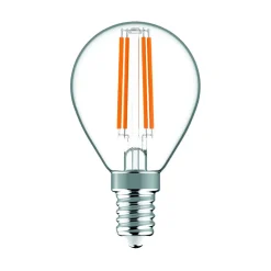 E14 Pære | Mini Globe | Filament | LED | 4.9W | 2700K | 806lm