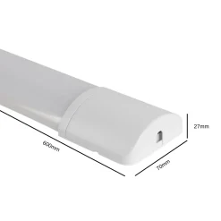 Fladt LED Armatur | 60cm | 3CCT | 1600lm | 16W | Hvid